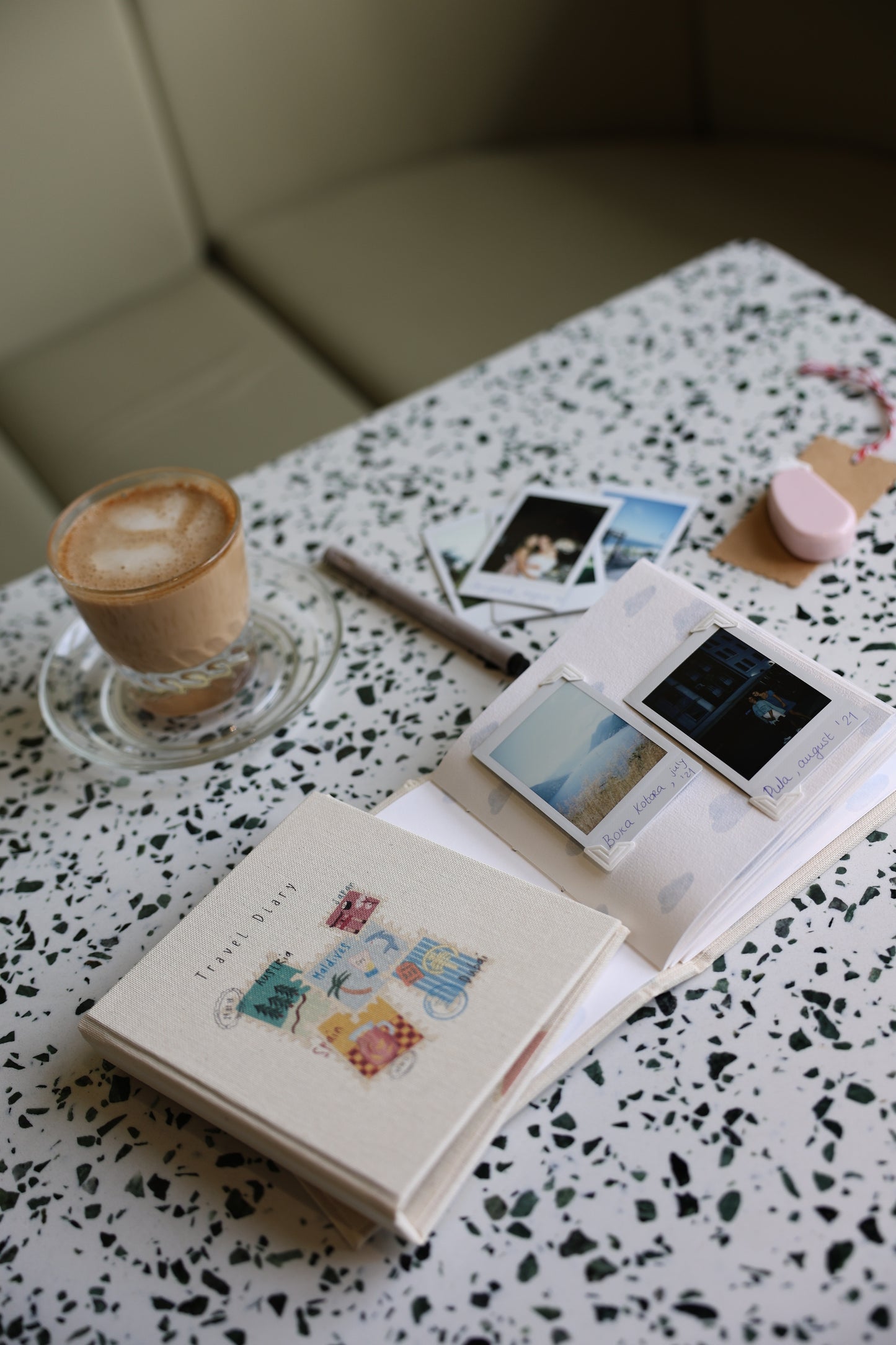 Personalized Bear and Kite Handmade Photo Album