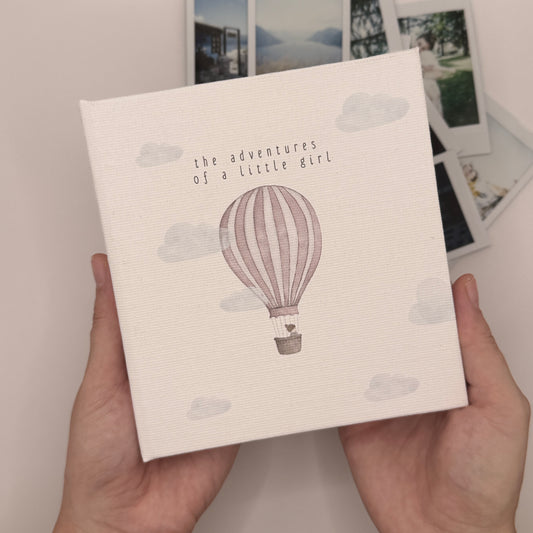 Personalized Girl Air Balloon Handmade Photo Album