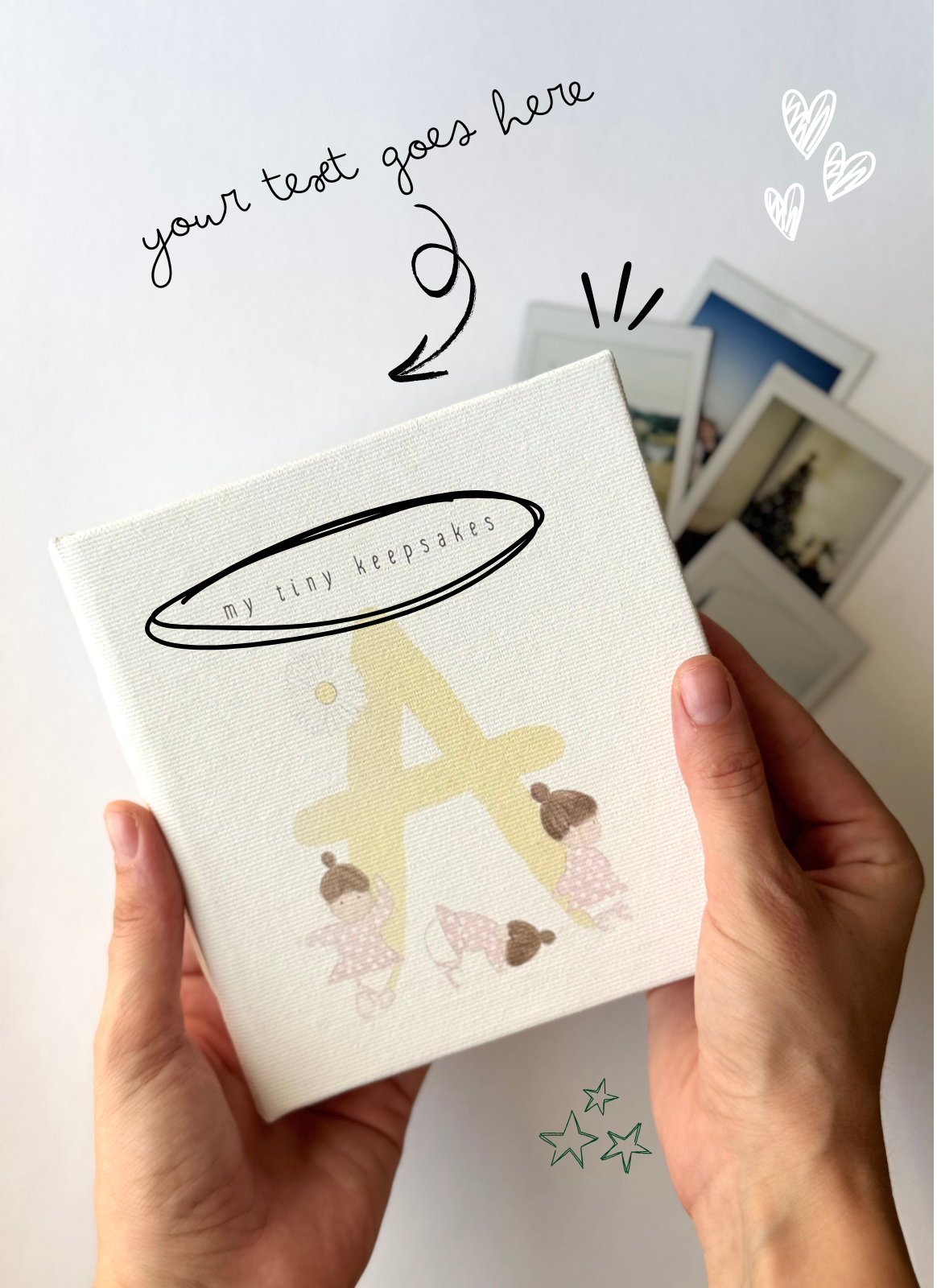 Ballerina Letter Mini Photo Album