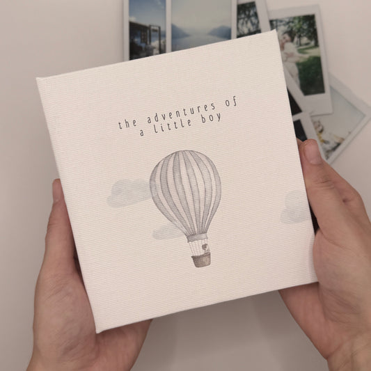Personalized Boy Air Balloon Handmade Photo Album