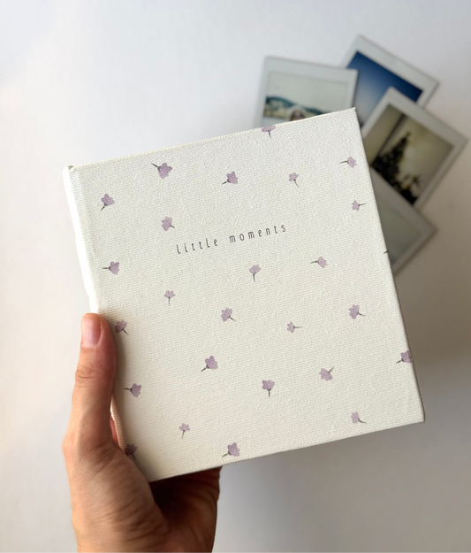 Lilac Flowers Mini Photo Album