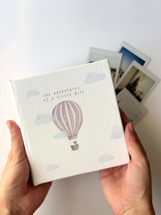 Girl Air Balloon Mini Photo Album