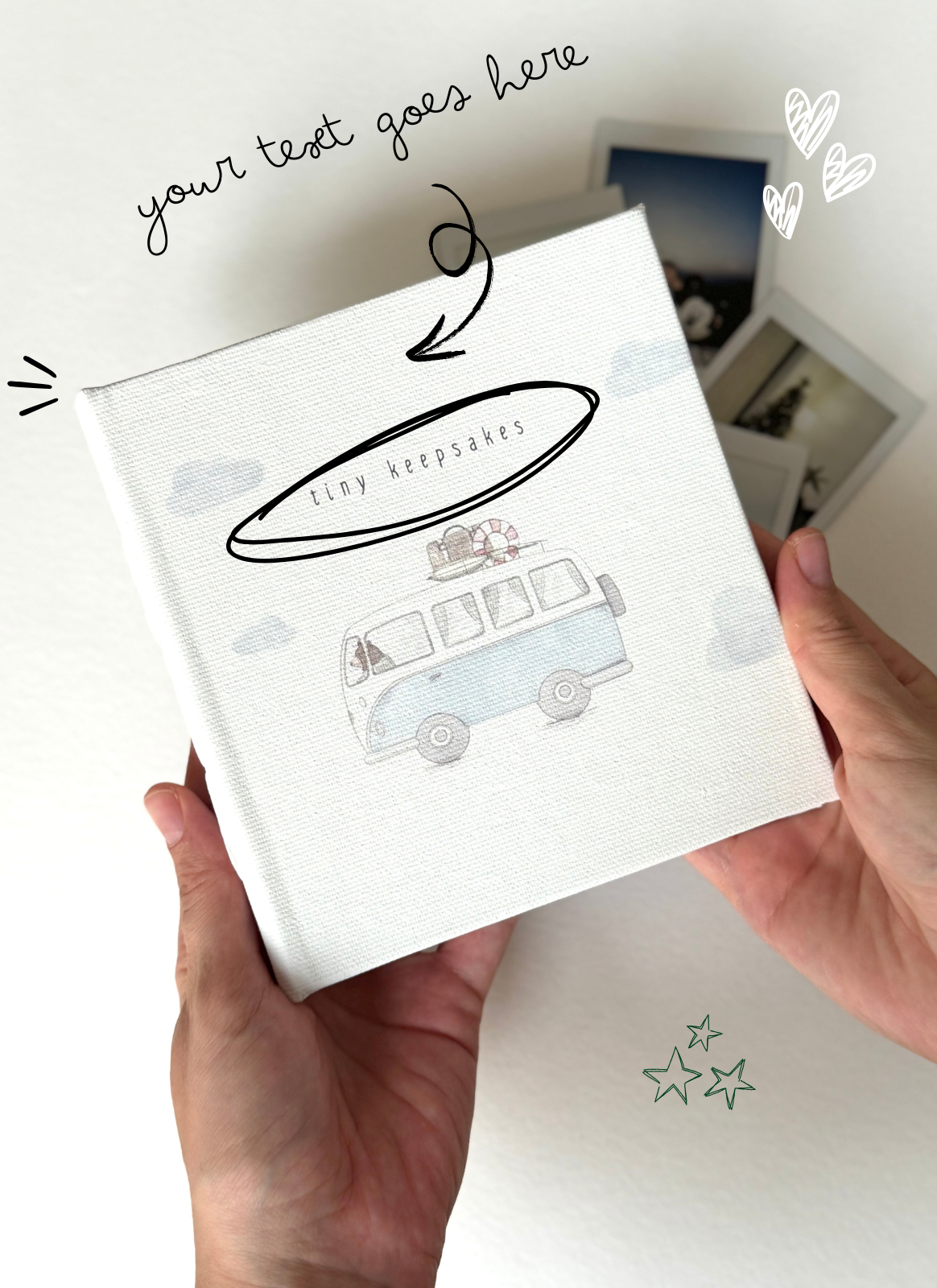 Bear in a Van Mini Photo Album