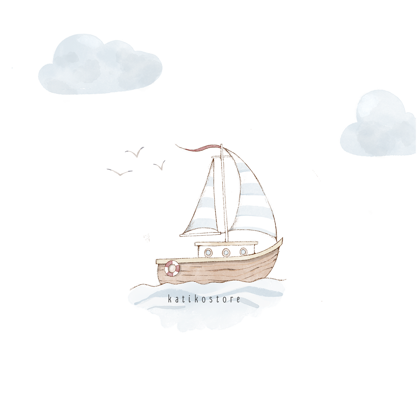 Personalized Sailing Boat Handmade Photo Album