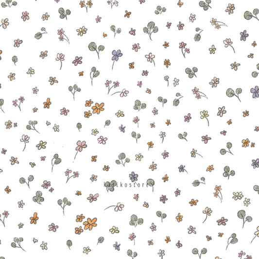 Personalized Field Flowers Handmade Photo Album