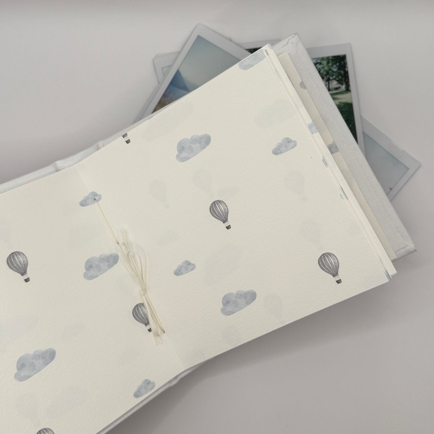 Personalized Boy Air Balloon Handmade Photo Album