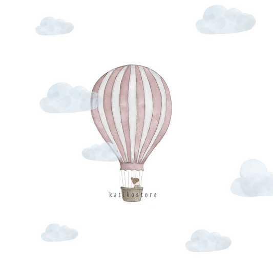 Personalized Girl Air Balloon Handmade Photo Album