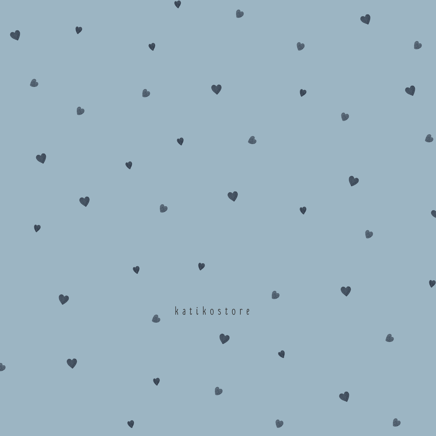 Personalized Blue Heart Handmade Photo Album