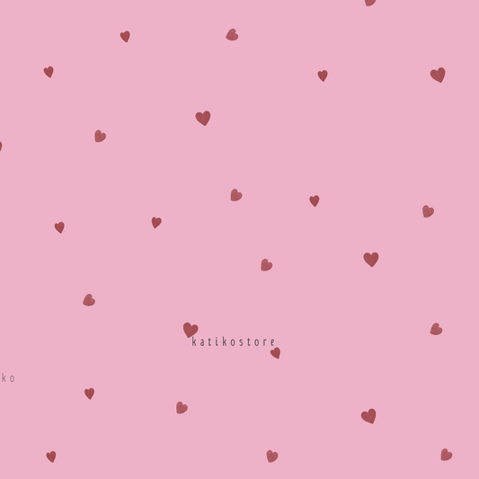 Personalized Pink and Red Heart Handmade Photo Album