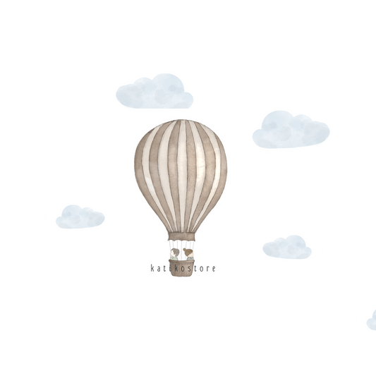 Personalized Boy Girl Air Balloon Handmade Photo Album