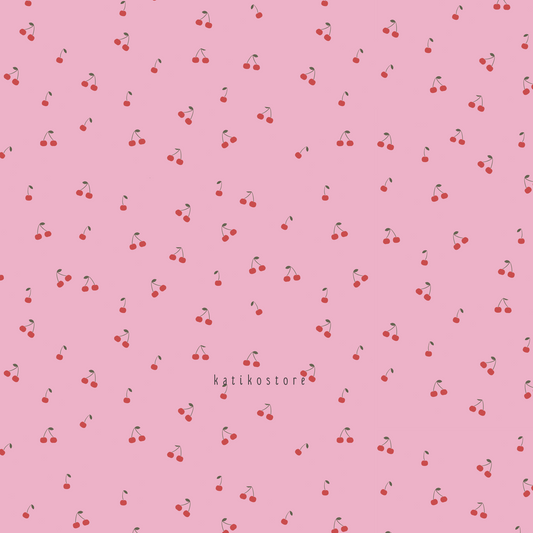 Personalized Cherry Pattern Handmade Photo Album