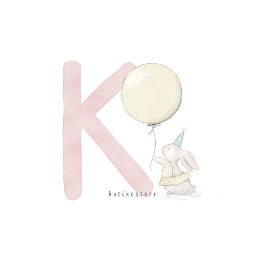 Personalized Bunny Letter Handmade Photo Album