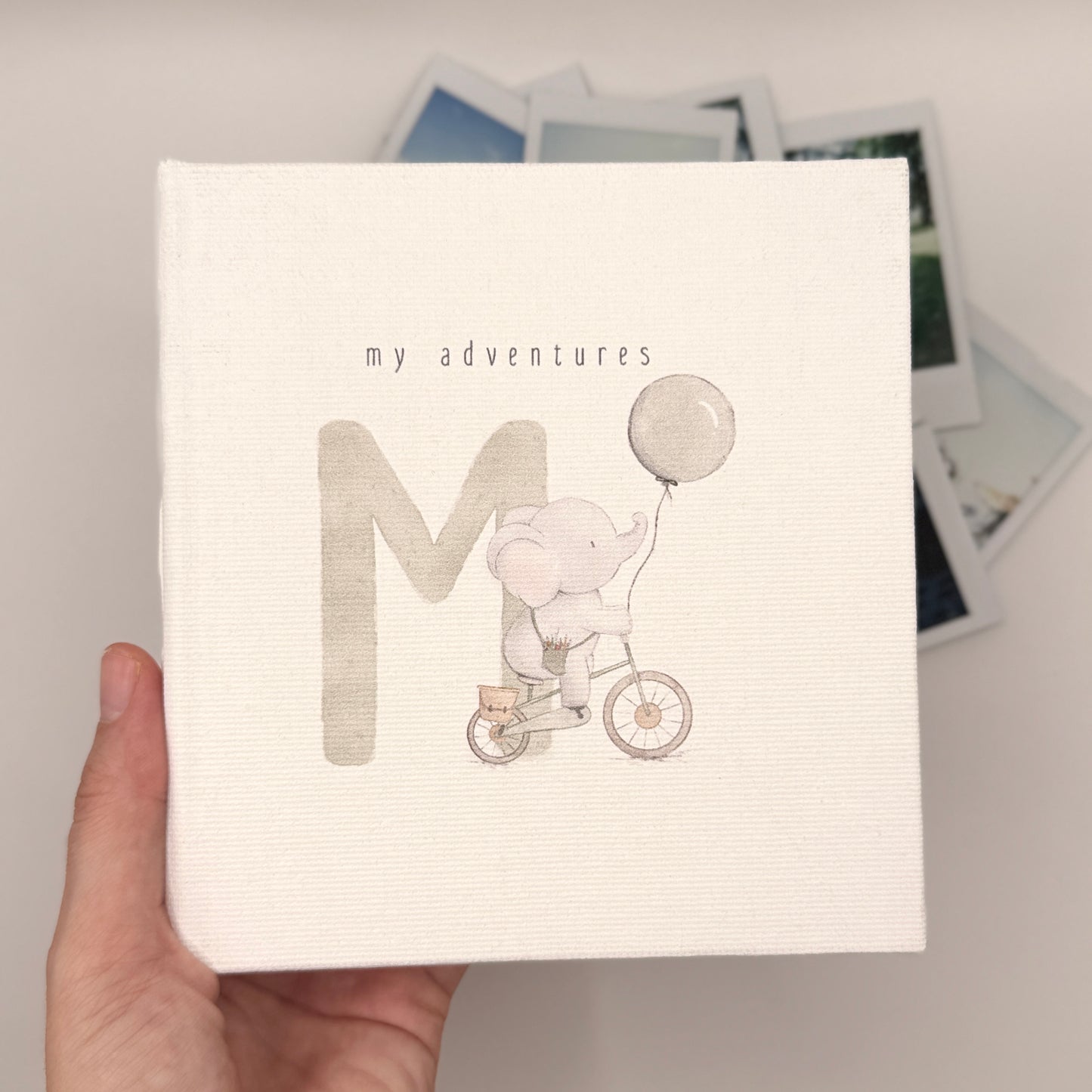 Personalized Elephant Letter Handmade Photo Album