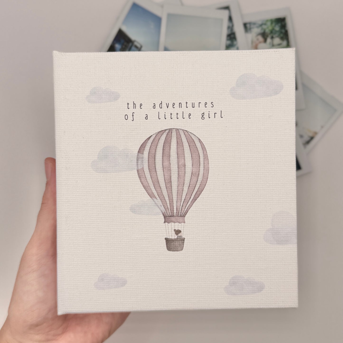 Personalized Girl Air Balloon Handmade Photo Album