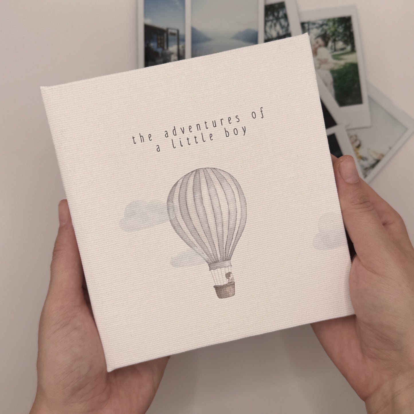 Personalized Boy Air Balloon Handmade Photo Album