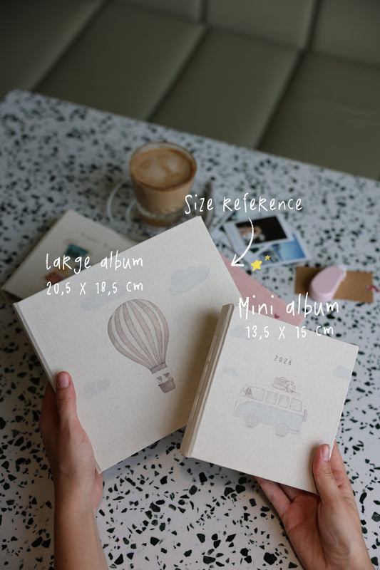 Personalized Boy Air Balloon Handmade Photo Album