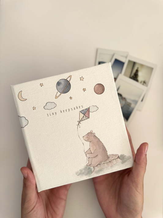 Personalized Bear and Kite Handmade Photo Album